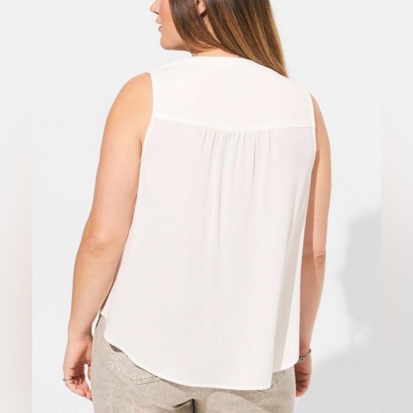 NWT Torrid Harper Linen Tank size 3 - Picture 3 of 6